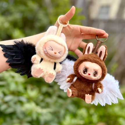 Labubu Wings suitable for Labubu clothing accessories, angel feather wings(excluding dolls)